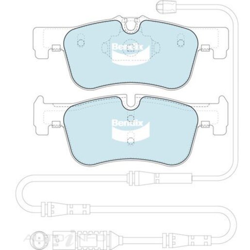 Bendix EURO+ Front Brake Pads - DB2332-EURO+