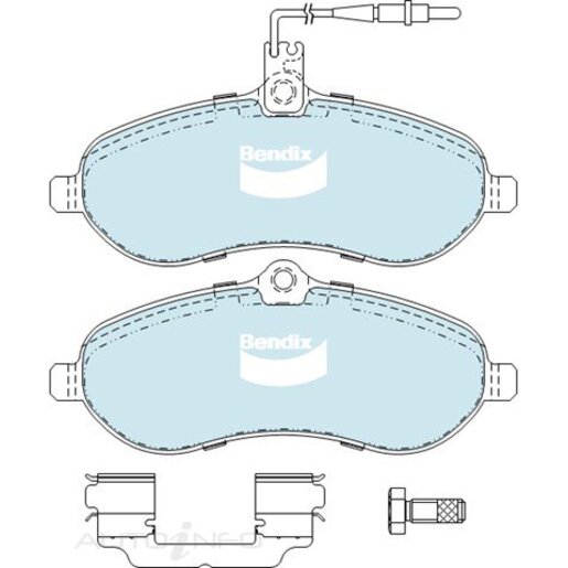 Bendix Front Brake Pads - DB2326-EURO+