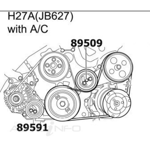 Dayco Idler/Tensioner Pulley - 89509