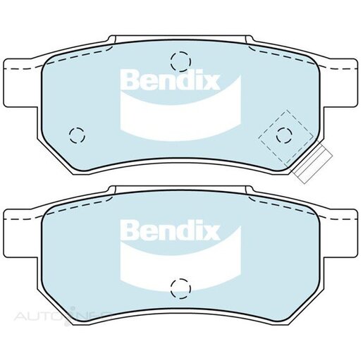 Bendix Rear Brake Pads - DB1163-ULT