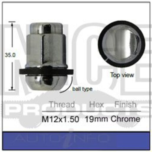 Nice Products Wheel Nut - BB364C