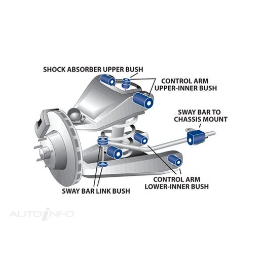 SuperPro Front Sway Bar Mount Bush Kit - SPF0140-20K