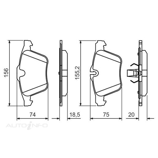 Gabriel Front Shock/Strut - G56805