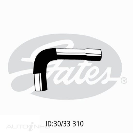 Gates Upper Radiator Hose - 05-2093