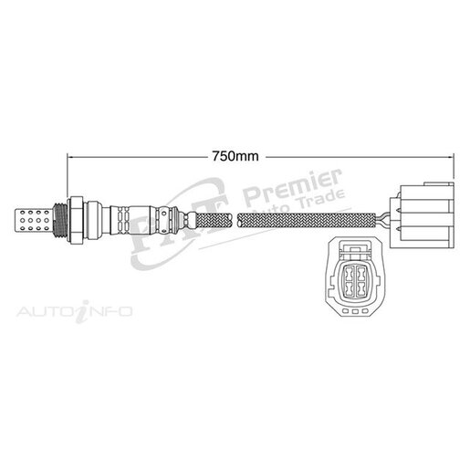 PAT Premium Oxygen/Lambda Sensor Post Catalytic Converter - EGO-627