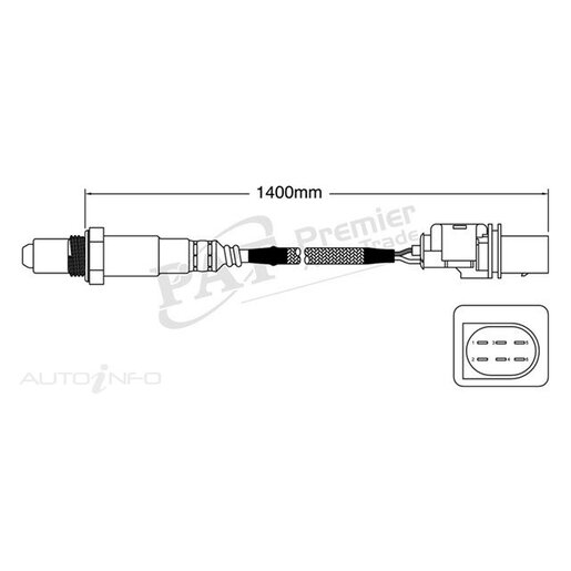 PAT Premium Oxygen/Lambda Sensor Pre-Catalytic Converter/Manifold - EGO-238