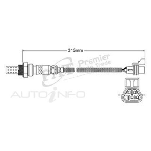 PAT Premium Oxygen/Lambda Sensor Post Catalytic Converter - EGO-798