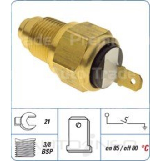 PAT Premium Engine Coolant Fan Temperature Switch - CFS-062