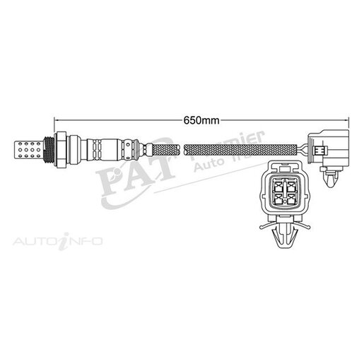 PAT Premium Oxygen/Lambda Sensor Post Catalytic Converter - EGO-603