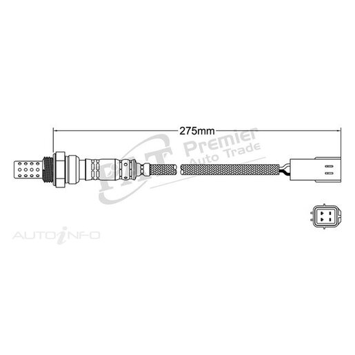 PAT Premium Oxygen/Lambda Sensor Post Catalytic Converter - EGO-605