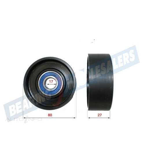 BWS Drive Belt Tensioner Pulley - TT13733