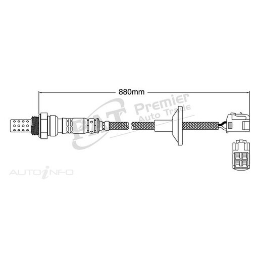 PAT Premium Oxygen/Lambda Sensor Post Catalytic Converter - EGO-562