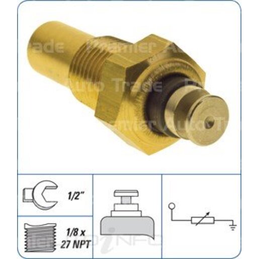 PAT Premium Engine Coolant Temp Gauge Sender - WTS-035