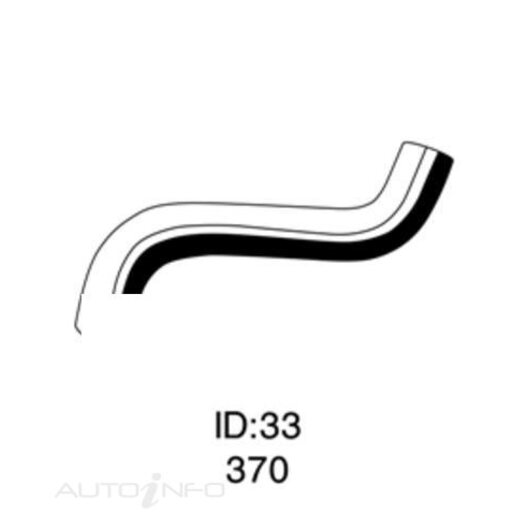 Gates Lower Radiator Hose - 05-1943