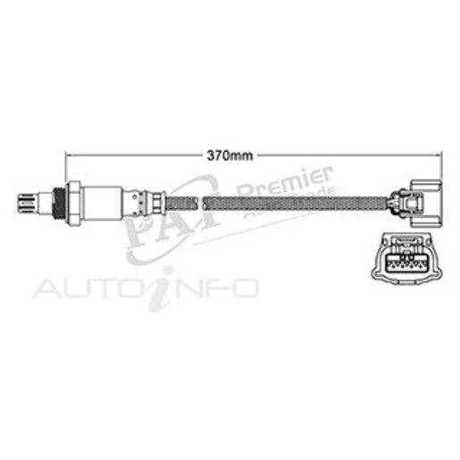 PAT Premium Oxygen/Lambda Sensor Post Catalytic Converter - EGO-811