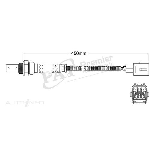 PAT Premium Oxygen/Lambda Sensor Pre-Catalytic Converter/Manifold - EGO-140