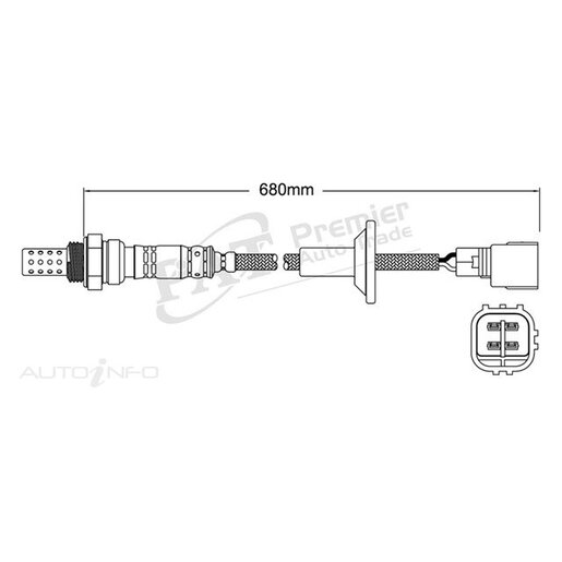 PAT Premium Oxygen/Lambda Sensor Post Catalytic Converter - EGO-309