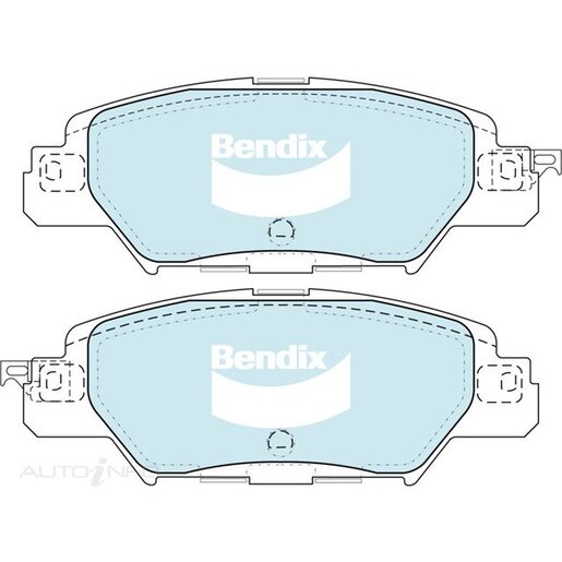 Bendix Rear Brake Pads - DB2414-4WD