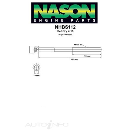 Nason Cylinder Head Bolt Set - NHBS112