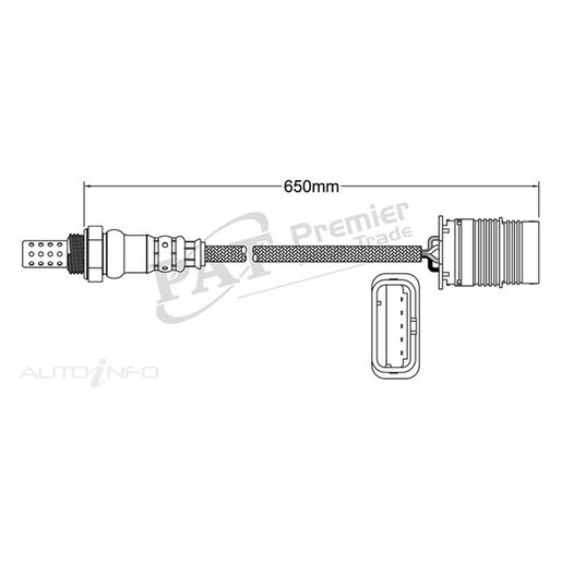 PAT Premium Oxygen/Lambda Sensor Post Catalytic Converter - EGO-745