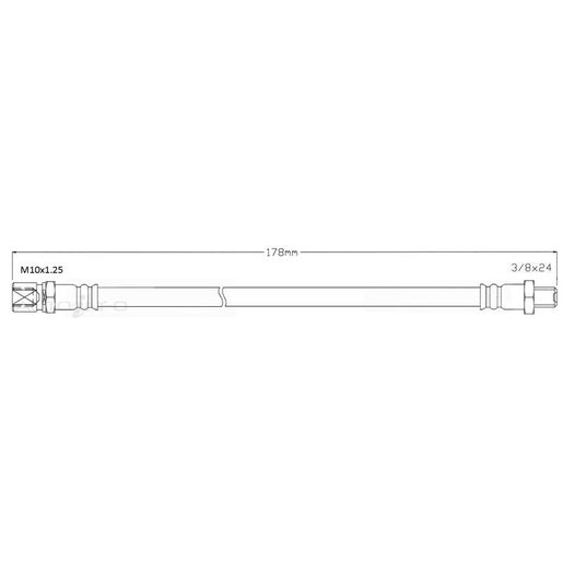 Protex Hydraulic Hose - Front - H1617