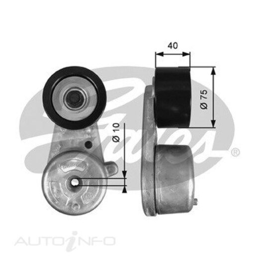 Gates Drive Belt Tensioner Assembly - 38720