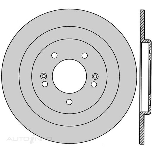 Protex Rear Ultra 4WD Disc Rotor - DR12911