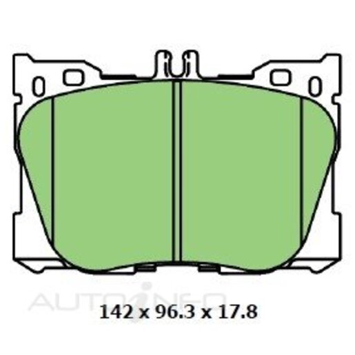 Protex Ultra 4WD Front Brake Pads - DB3235F