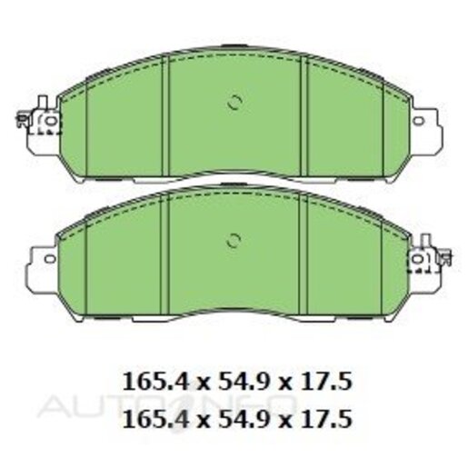 Protex Ultra 4WD Brake Pads Front - DB2374F