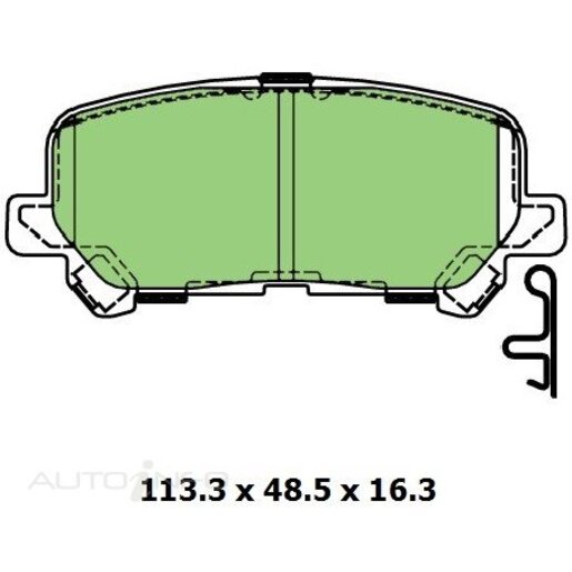 Protex Ultra 4WD Rear Brake Pads - DB2368F