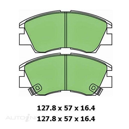 Protex Ultra 4WD Front Brake Pads - DB1113F