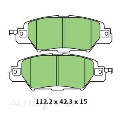 Protex Ultra 4WD Rear Brake Pads - DB2414F