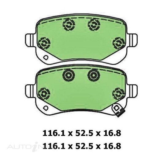 Protex Ultra 4WD Rear Brake Pads - DB2152F