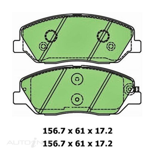 Protex Ultra 4WD Front Brake Pads - DB2034F