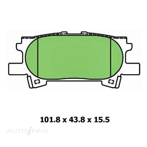 Protex Ultra 4WD Rear Brake Pads - DB1518F