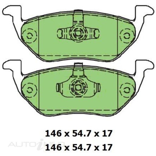 Protex Ultra 4WD Rear Brake Pads - DB1996F