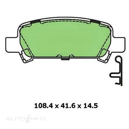 Protex Ultra 4WD Rear Brake Pads - DB1379F