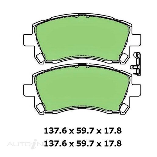 Protex Ultra 4WD Front Brake Pads - DB1342F