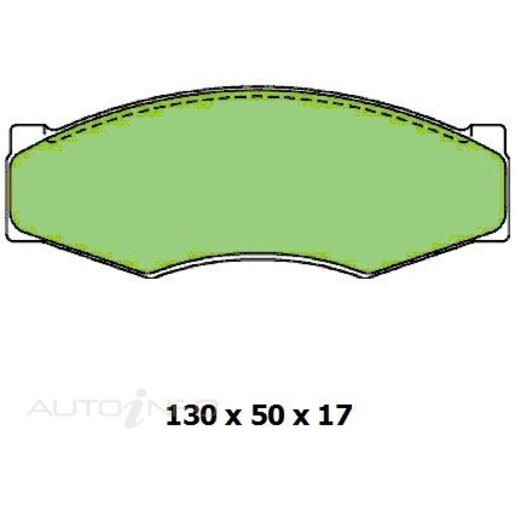 Protex Ultra 4WD Front Brake Pads - DB340F