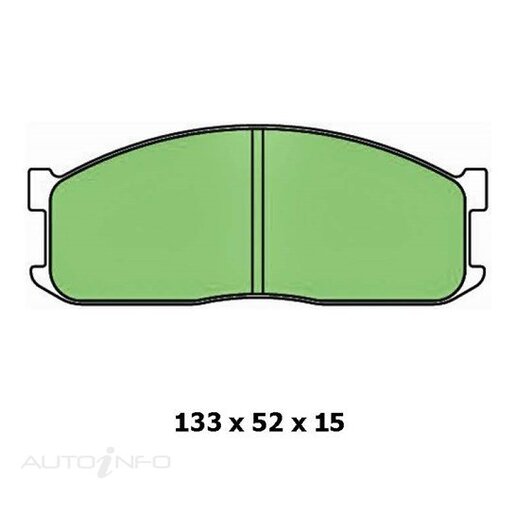 Protex Ultra 4WD Front Brake Pads - DB388F