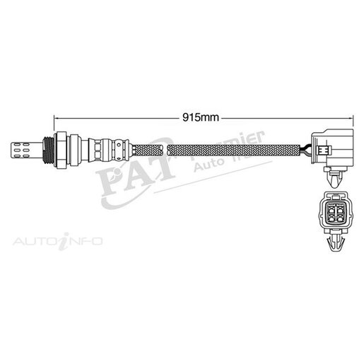 PAT Premium Oxygen/Lambda Sensor Post Catalytic Converter - EGO-764