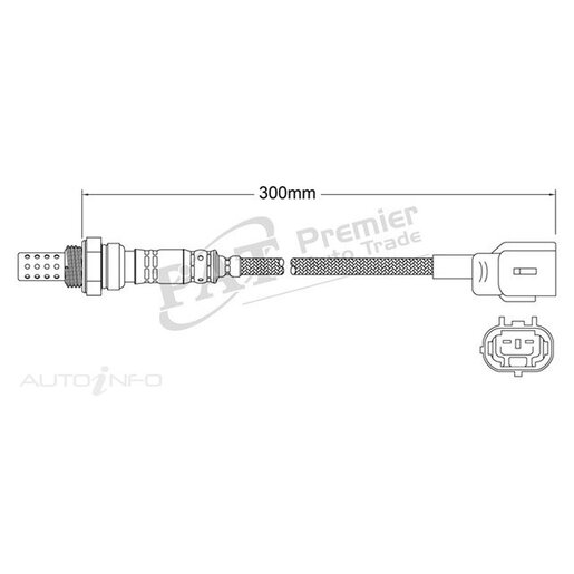 PAT Premium Oxygen/Lambda Sensor Post Catalytic Converter - EGO-634