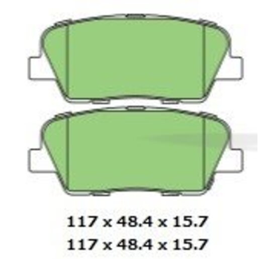 Protex Ultra 4WD Ceramic Rear Brake Pads - DB2178CP