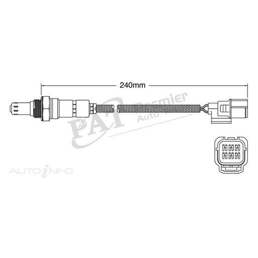 PAT Premium Oxygen/Lambda Sensor Pre-Catalytic Converter/Manifold - EGO-572