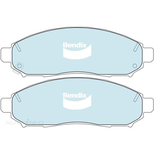 Bendix 4WD Front Brake Pads - DB1835-4WD