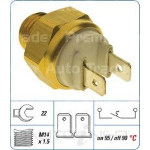 PAT Premium Engine Coolant Fan Temperature Switch - CFS-031