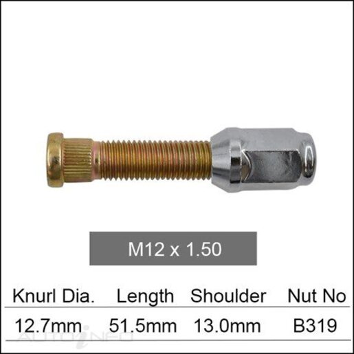 Nice Products Wheel Stud & Nut Set - NS337B