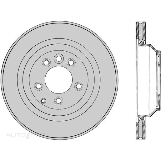 Protex Disc Rotor - Rear - DR12604