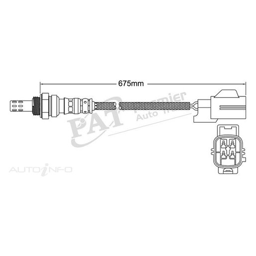 PAT Premium Oxygen/Lambda Sensor Post Catalytic Converter - EGO-556