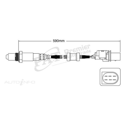 PAT Premium Oxygen/Lambda Sensor Pre-Catalytic Converter/Manifold - EGO-643